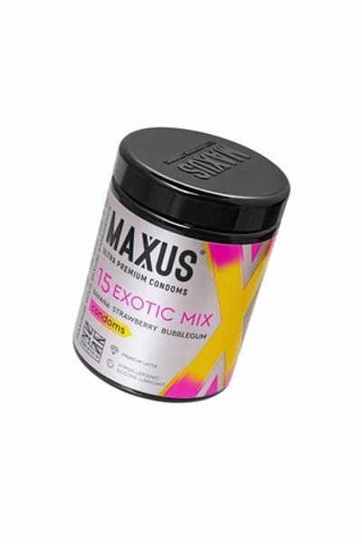 Презервативы Maxus Exotic Mix ароматизированные 15 шт
