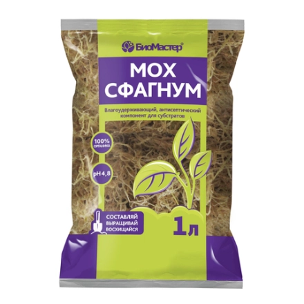 Мох сфагнум 1 л