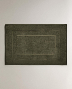 Zara Home - Нескользящий коврик для ванной из хлопка, зеленый, 55x80 см