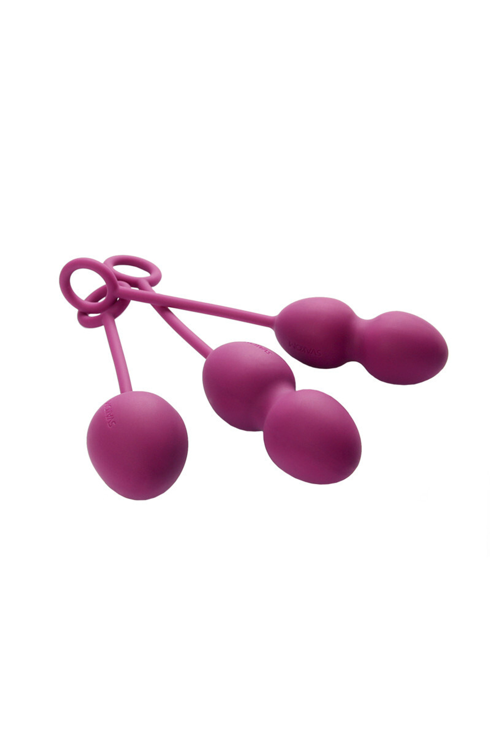 Вагинальные шарики со смещенным центром тяжести Nova, фиолетовые