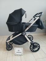Коляска модульная  3в1 Baby shell (Black/Silver Chrome BBS-007)