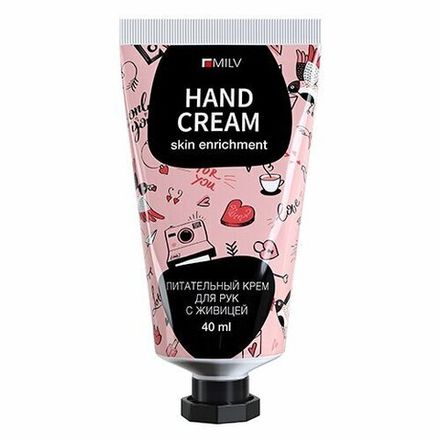Milv Питательный крем для рук с живицей Арбуз, 40мл