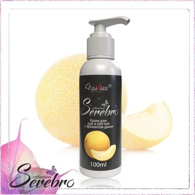 Питательный крем для рук Дыня "Serebro", 100 мл