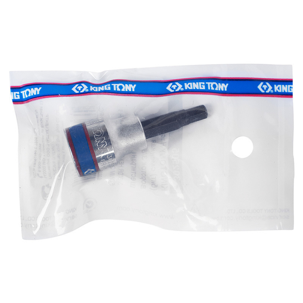 KING TONY (302505) Насадка (бита) торцевая 3/8", L = 50 мм, HEX, 5 мм