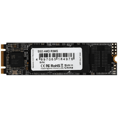 Твердотельный накопитель  512GB SDD AMD RADEON R3 Series M.2 SATA 2280 R550/W480 R3MS0512G8