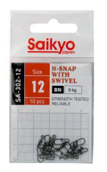 Вертлюг с застежкой Saikyo SA-302