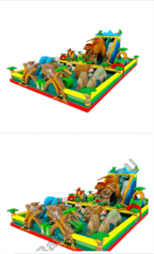 Коммерческий надувной батут "Динопарк"