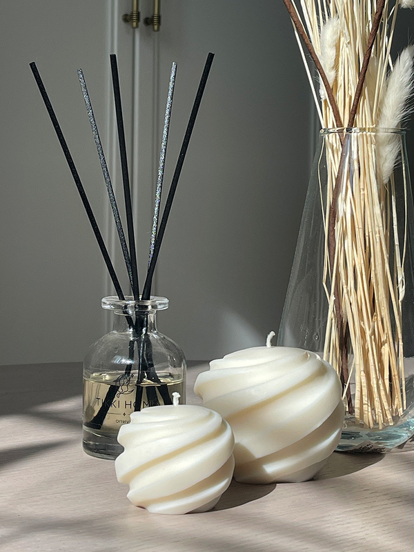 Соевая интерьерная свеча Ball spiral