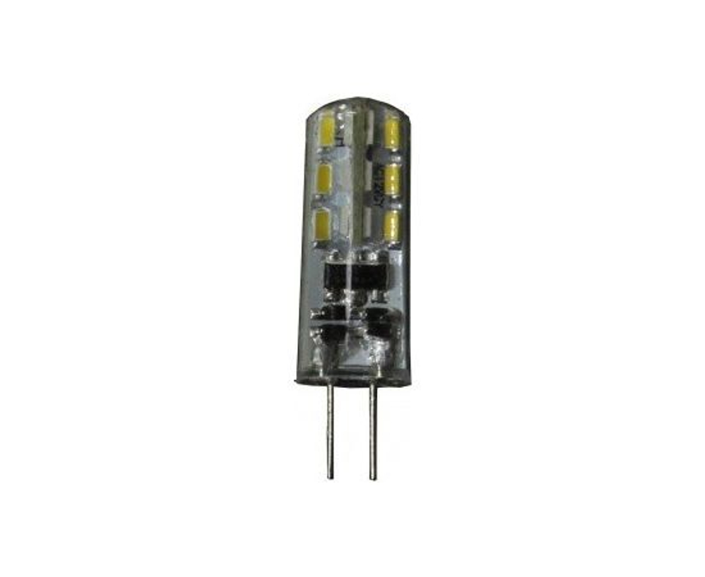 Лапочка LEEK G4 12V 3W(200lm) 4000K 4K 42x16 LE010503-00010 силикон, 1 шт.