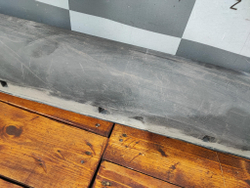 Накладка порога левого Kia Soul 2 (PS) 13-19 Б/У Оригинал 87753B2000