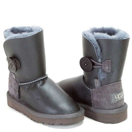 Угги Kids Bailey Button Metallic Grey