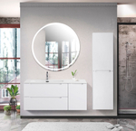 Подвесная тумба с раковиной BelBagno ETNA 120 Bianco Lucido левая, ETNA-1200-2C-1A-SO-BL-L + BB1200ETL-L