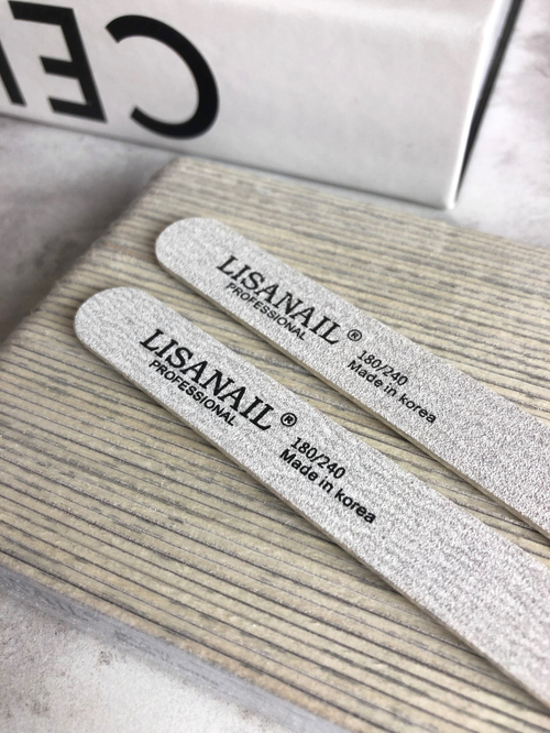 LisaProfi пилки-мини 180/240 грит, 10 шт.