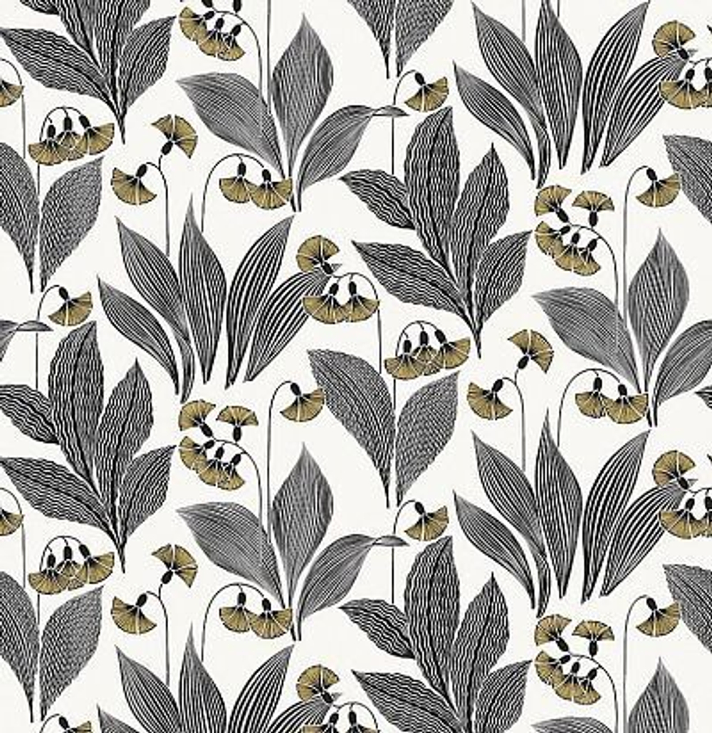 Обои с абстрактным рисунком одуванчика TUL206