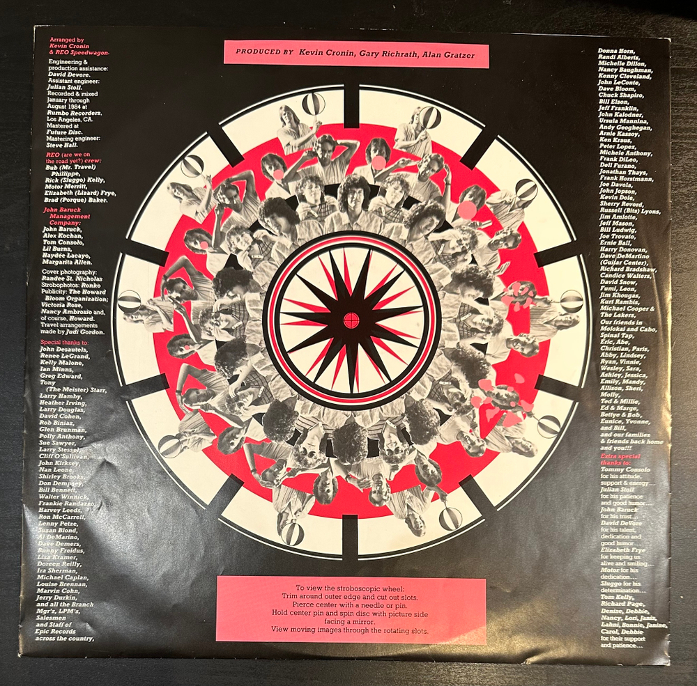 REO Speedwagon - Wheels Are Turnin' (Голландия 1984г.)