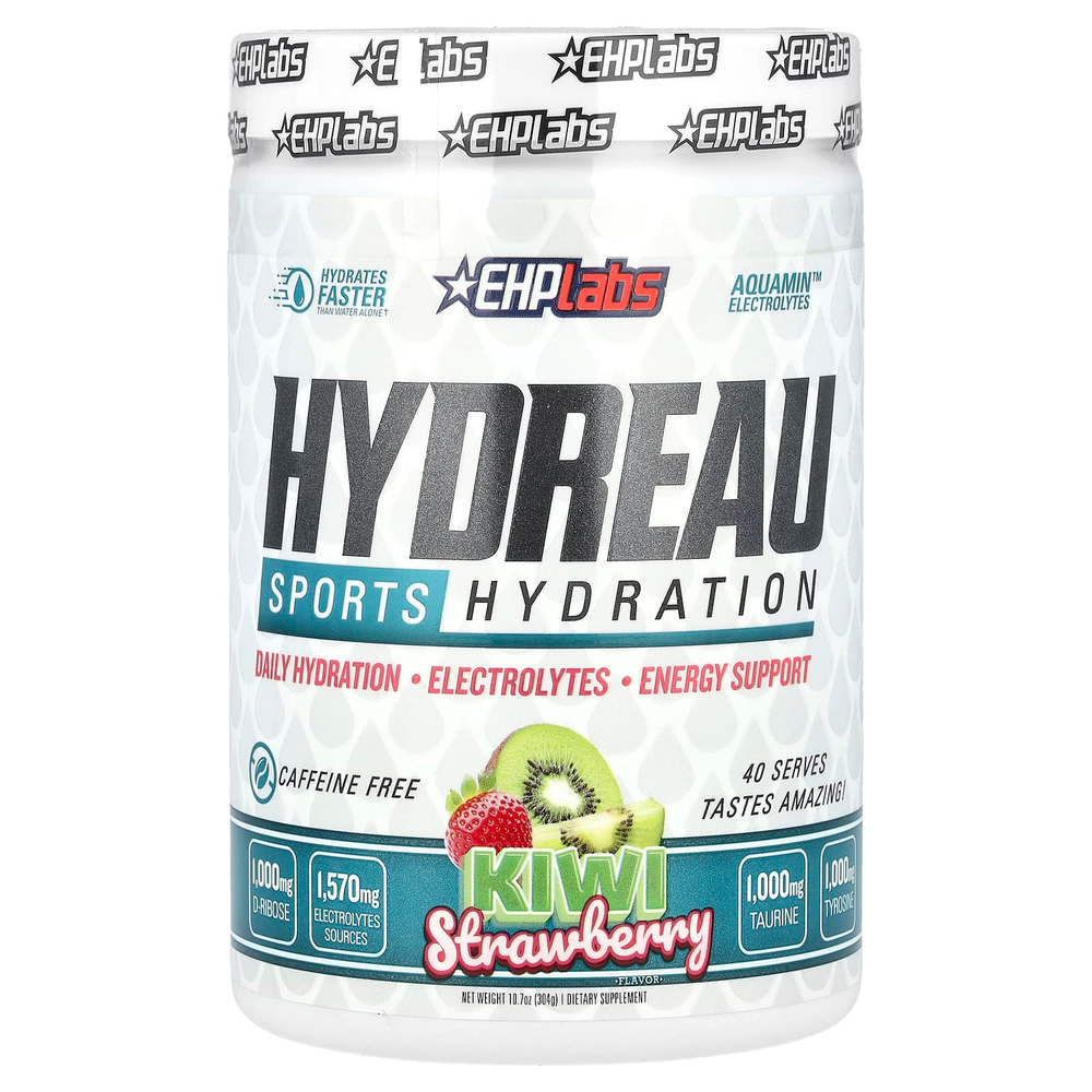 EHPlabs, Hydreau Sports Hydration, киви и клубника, 304 г (10,7 унции)