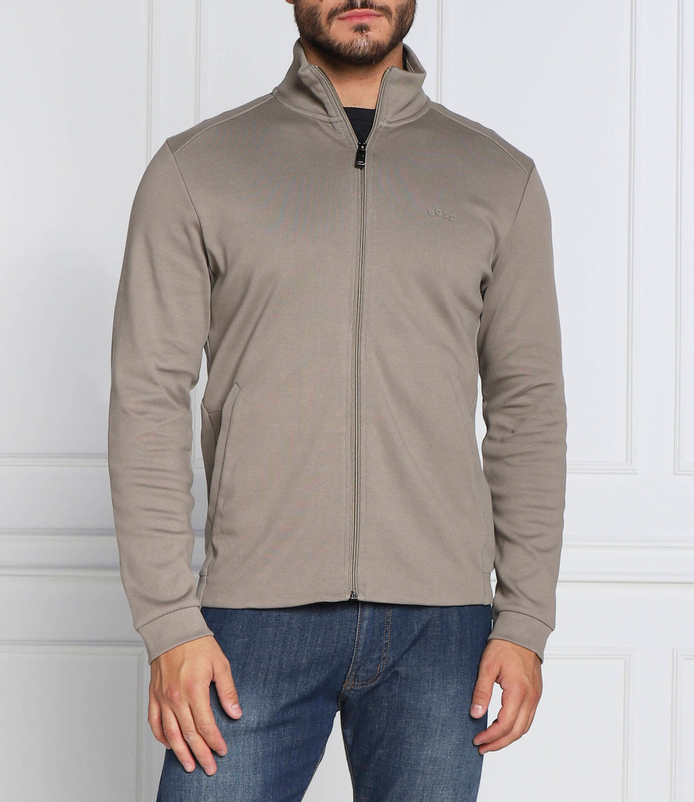 Худи skaz curved BOSS GREEN - бежевый(50469097)