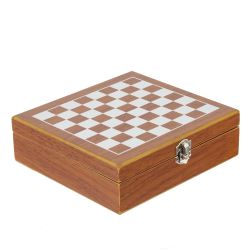 GAEM Набор подарочный (фляжка 220 мл, шахматы, мультитул, стопка 30 мл), L20 W18,5 H6 см