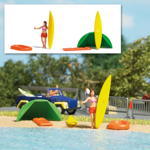 Набор: Пляжная идиллия (H0, 1:87)