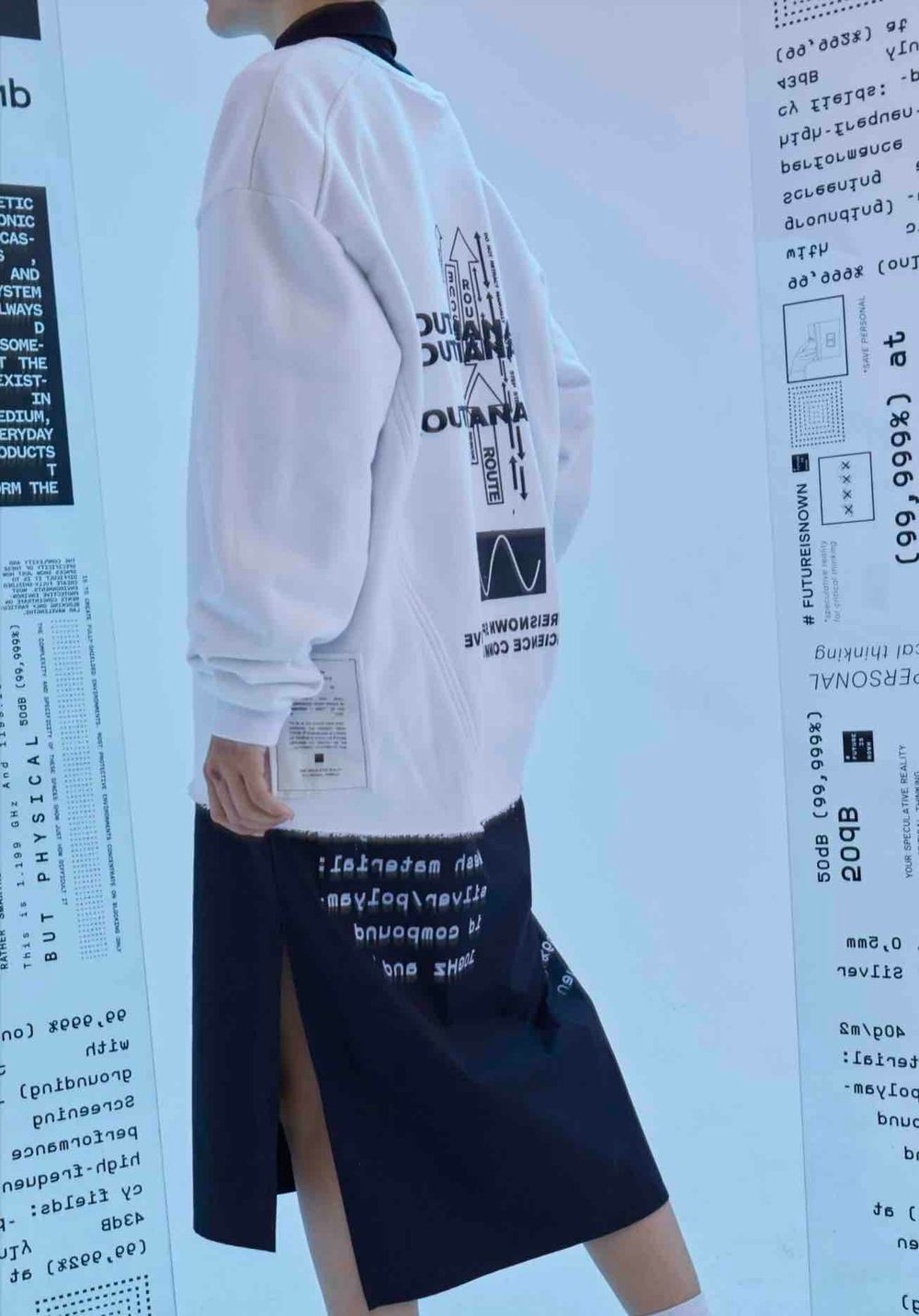 Толстовка Futureisnown Route manager #1 Белая