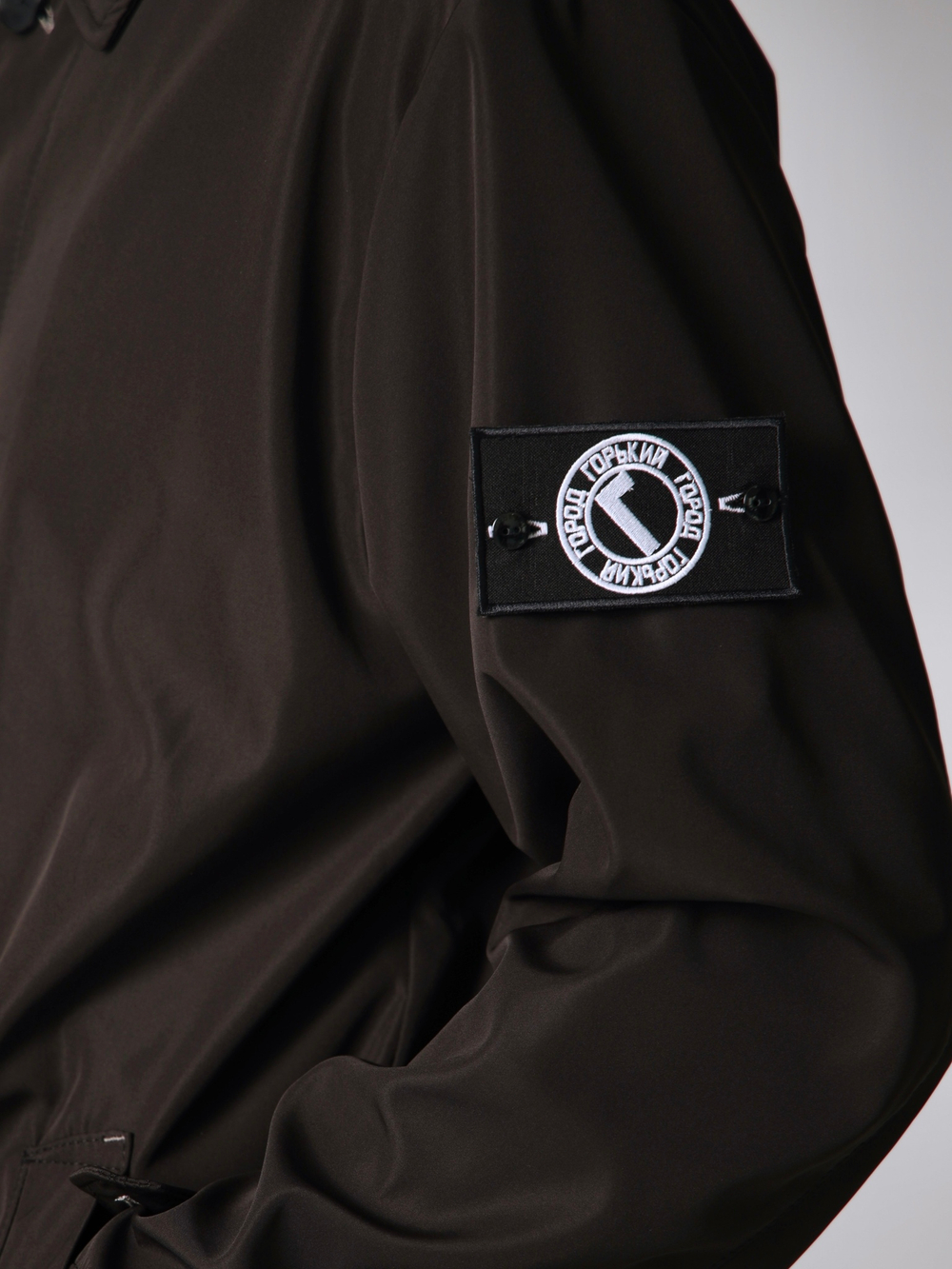 Тренч плащ черный Город Горький