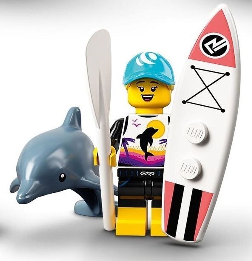Минифигурка LEGO     71029 - 1 Паддл-серфер