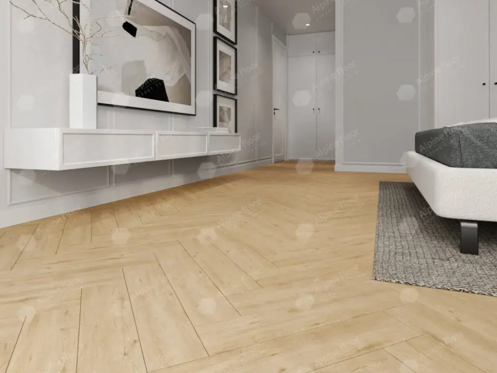Каменно-полимерная плитка Alpine Floor Parquet Light Дуб Лесат ЕСО 13-26