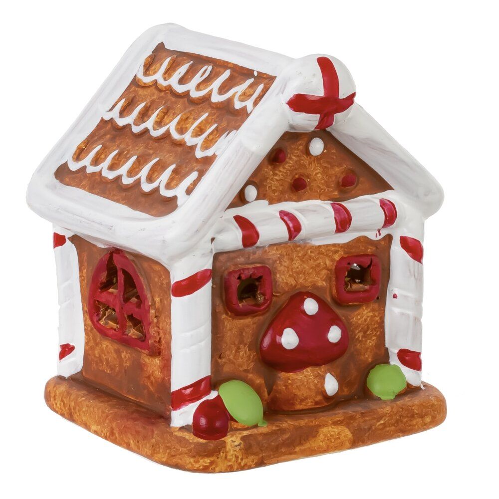 GAEM Фигурка декоративная с подсветкой "Домик пряничный" (LR44х2), L6,5 W6 H7,5 см