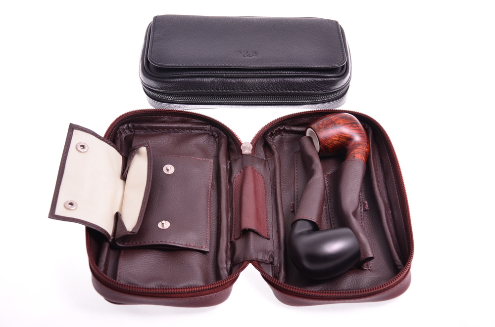 Сумка трубочная P&A на 2 трубки Черная, 316