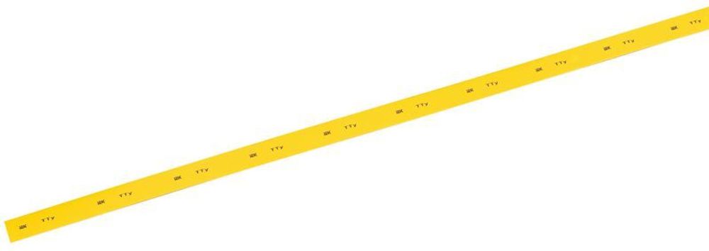Трубка термоусадочная ТТУ нг-LS 12/6 желт. 1м IEK UDRS-D12-1-K05