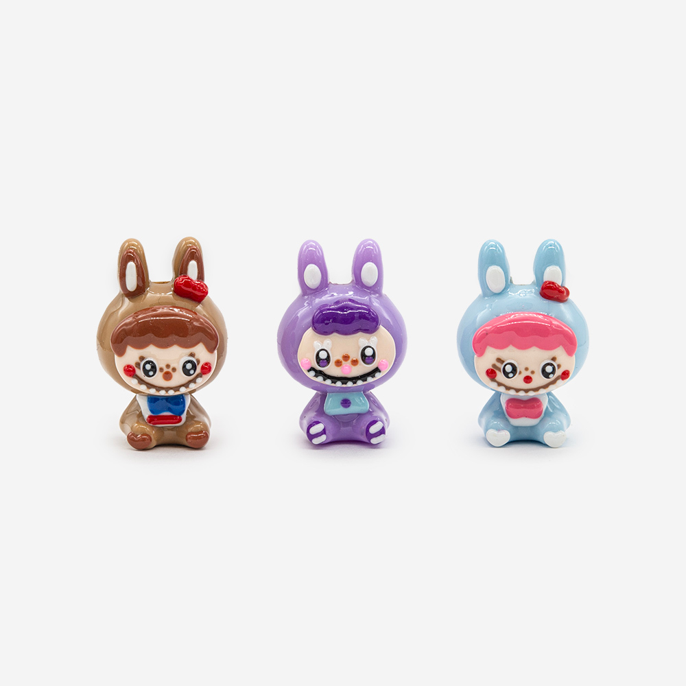 Подвеска Лабубу, 30,5*20мм, акрил, продольное отверстие