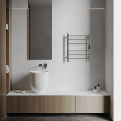 Полотенцесушитель электрический ABBER Standard AH4606 хром