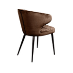 Стул Richard ромб, бархат коричневый 12