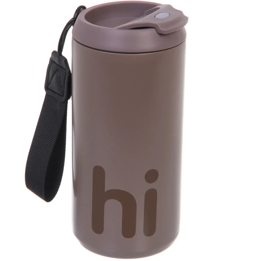 Термокружка 500мл «HI», цвет серый