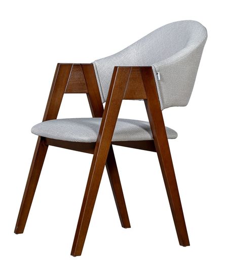 Стул Снуг, массив бука, старинный орех, Florida Cream