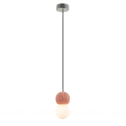 Подвесной светильник Cloyd AUSTA-A P1 / хром - розов.бетон (арт.11068)