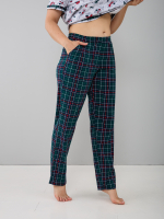 Пижама с брюками КБ-161/собачки-зелклетка