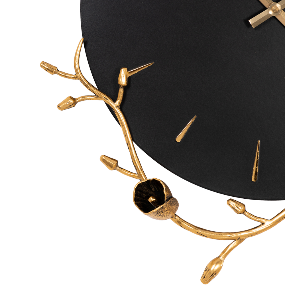 Часы настенные Орхидея Виви Найт Амбер