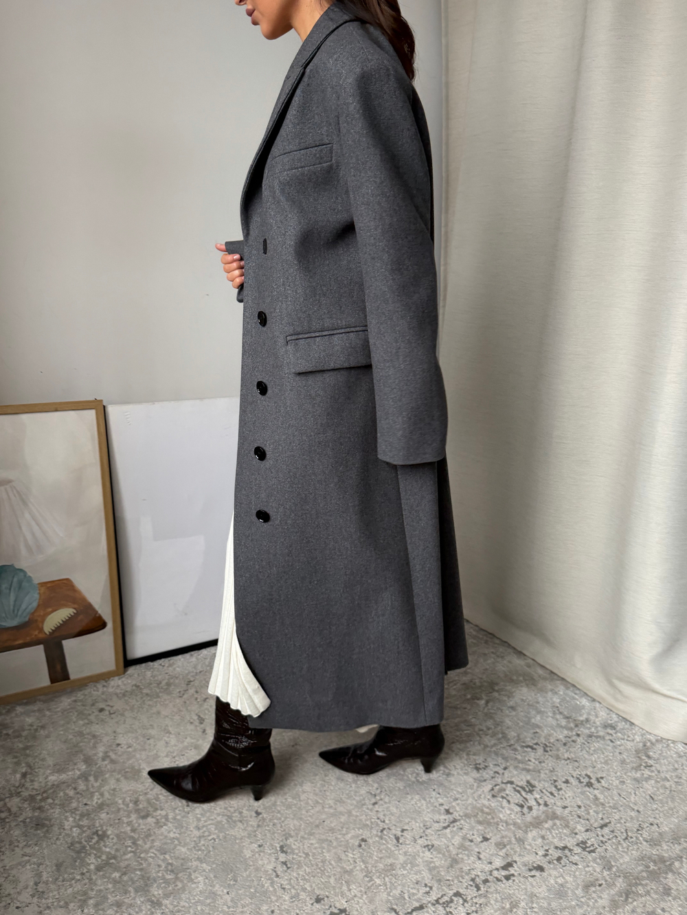 Шерстяное пальто 1811 Eighteen One One, XS