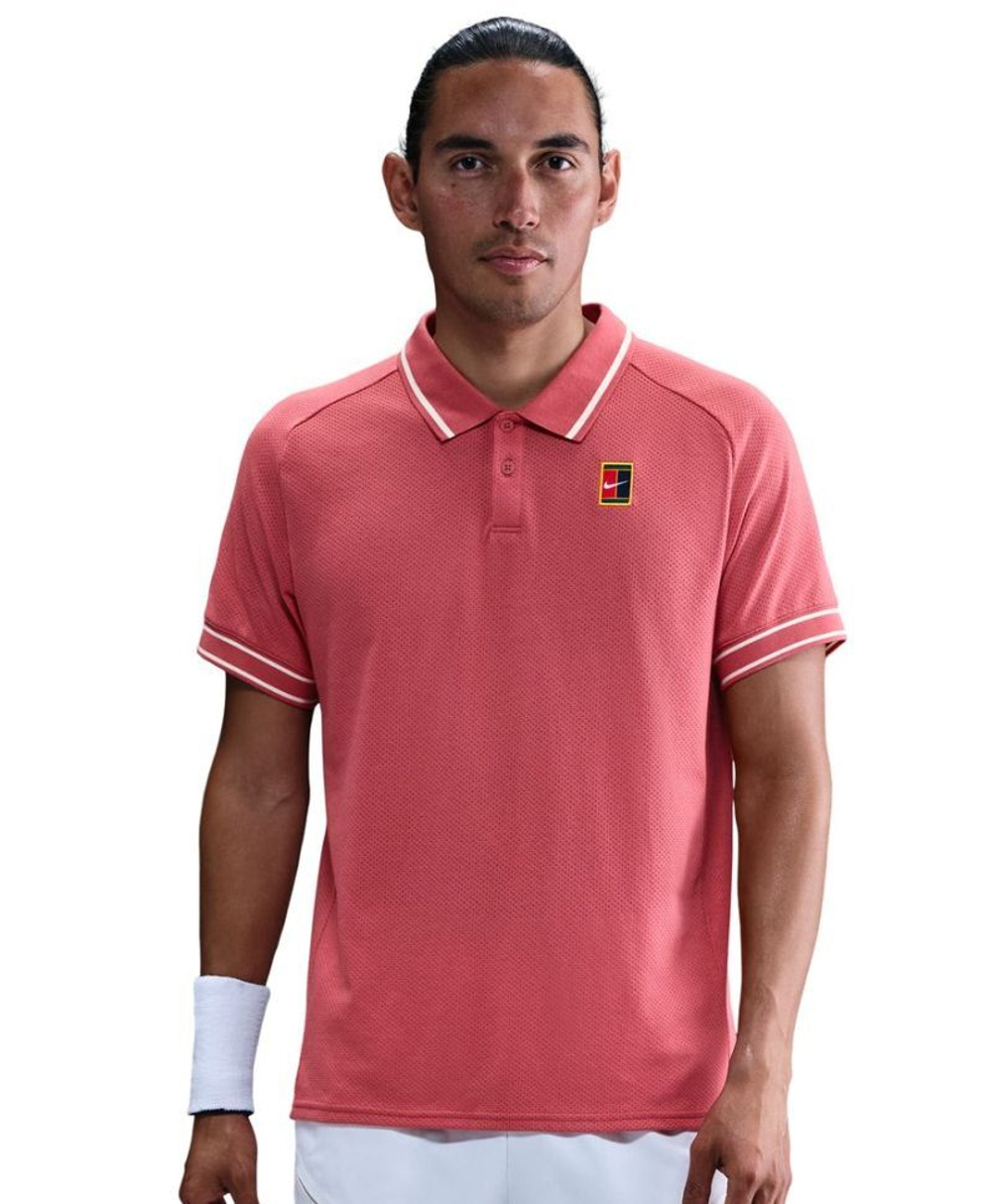 Теннисное поло Nike Court Heritage Tennis - adobe