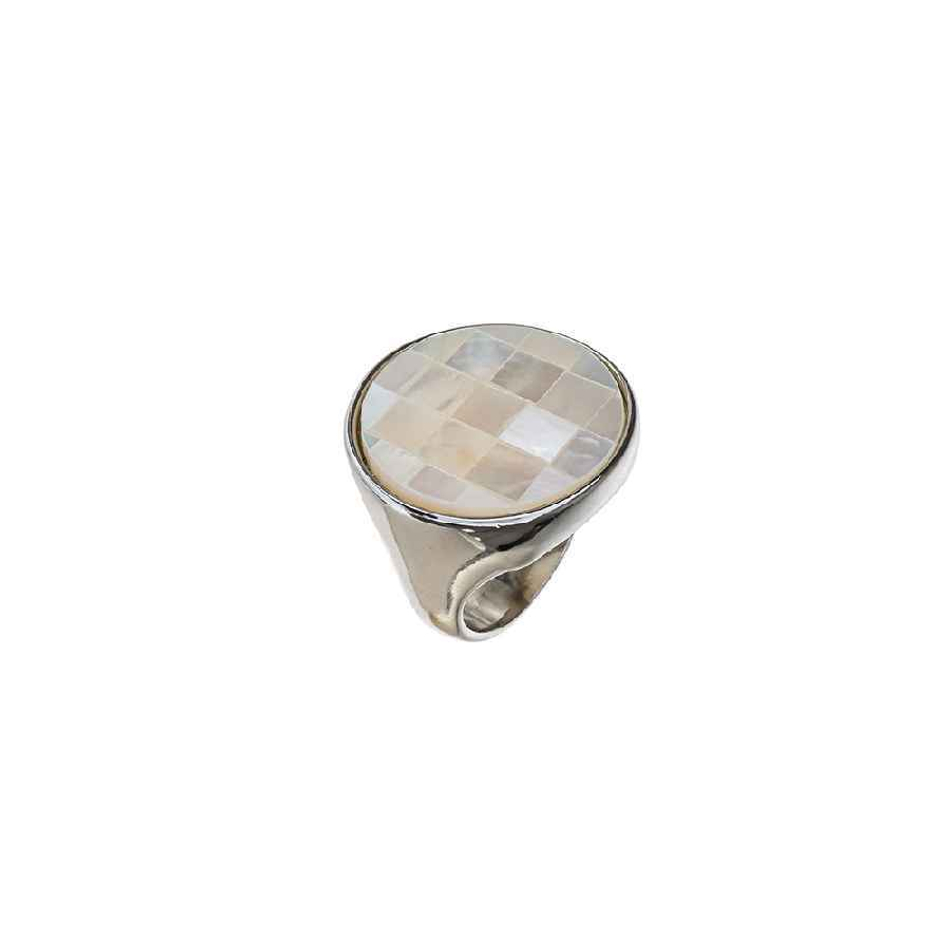 Кольцо Possebon Mother Pearl Mosaic K2155.1/17,2 S 20