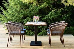 "Каффе Дабл" обеденная группа на 4 персоны, цвет "дуб"