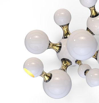 replica wall lamp  ATOMIC ( white )