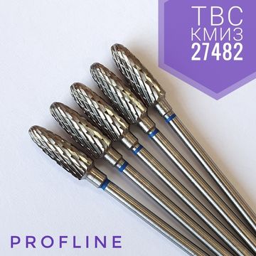 Твердосплавная насадка синяя насечка КМИЗ 500.104.275.190.050 ФПТД 050-С ТВС L=14