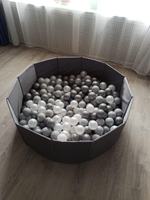 Сухой бассейн, диаметр 1м коричневый, высота борта 30 см