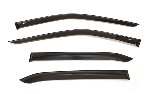 Дефлекторы боковых окон Cobra Tuning на Mitsubishi Eclipse Cross 2018 широкие арт.ME45418
