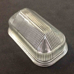 Рассеиватель рифленый для светильника судового СС-835, СС-967, железнодорожного Луч М-01, НПП 45-60-001