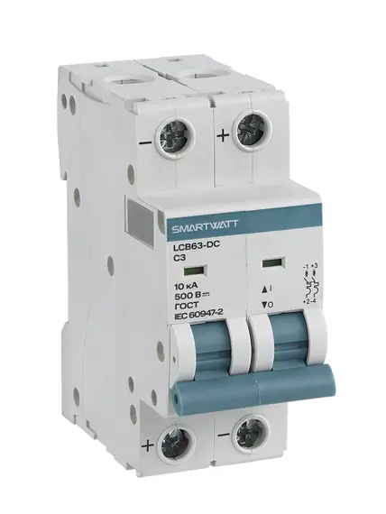 Автоматический выключатель постоянного тока SMARTWATT 500В, 40А 2П