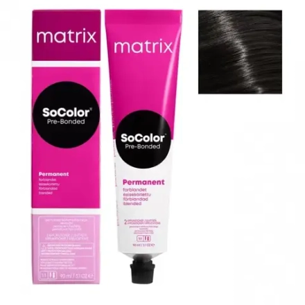 Matrix SoColor Pre-Bonded 4N Шатен натуральный, 90мл