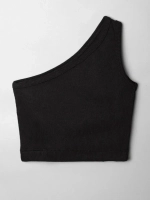 Летний топ для девочки на одно плечо